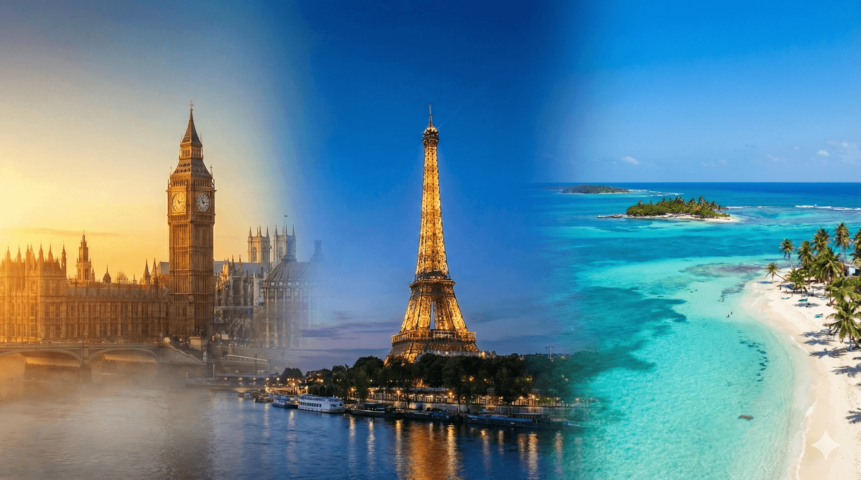 Destino de viagem deslumbrante